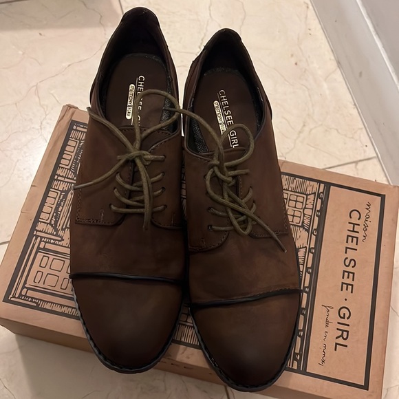 Chelsee girl brown shoes - Picture 2 of 3